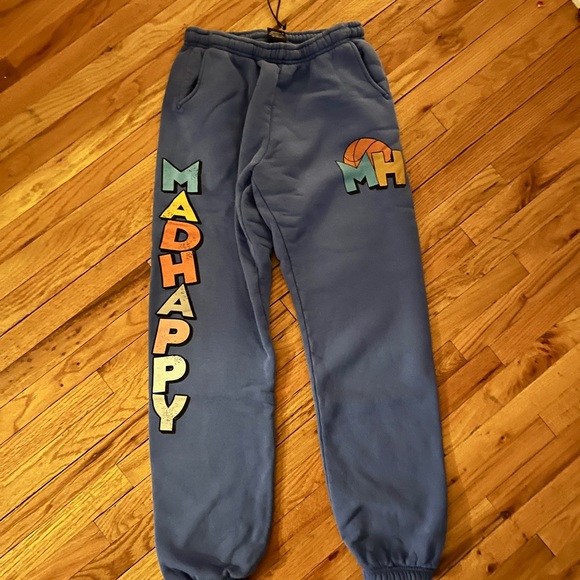 Madhappy x Space Jam Heritage Heavyweight Sweatpants size medium women’s blue - Picture 3 of 5